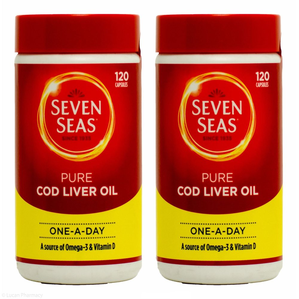 Multibuy 2X Seven Seas Pure Cod Liver Oil 120 Capsules