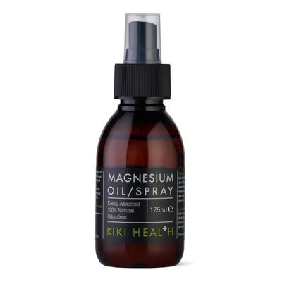 KIKI Health 100% Natural Magnesium Oil Spray | Rapid Absorption Odourless Formula | Muscle Relief | Zechstein Magnesium from Pristine 250M-Year-Old Seabed | Boost Overall Well-Being Naturally - 125ml