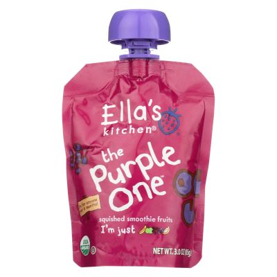 Ellas Kitchen Organic The Purple One Smoothie Fruit, 3 Ounce -- 12 per case. by Ella's Kitchen