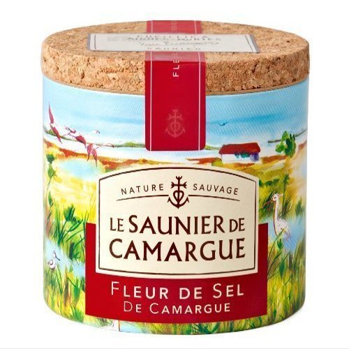 Le Saunier De Camargue Fleur De Sel Sea Salt, 4.4 Ounce Canisters (5 Pack) by Le Saunier De Camargue