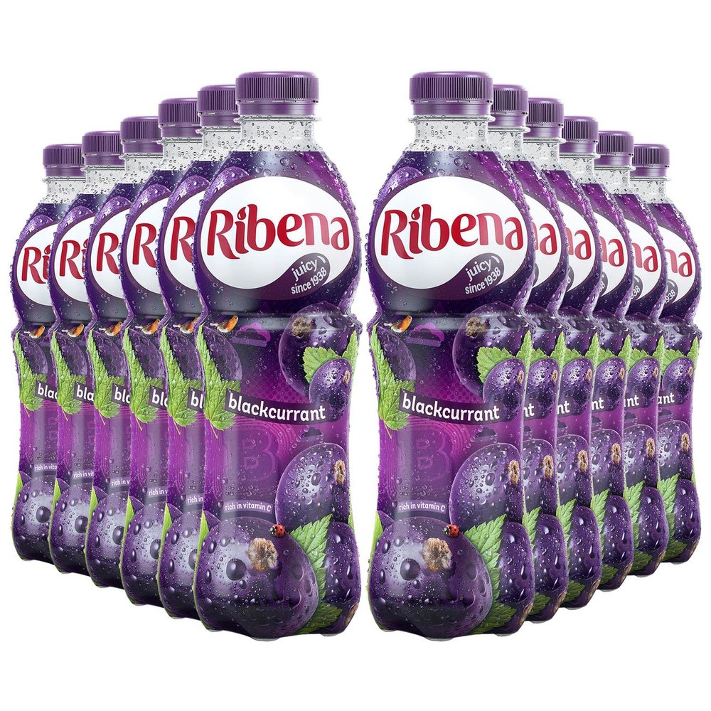 Ribena Ready to Drink Blackcurrant Juice - 12pk x 500ml by Ribena