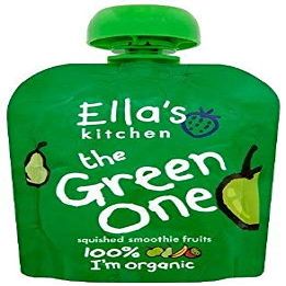 Ellas Kitchen - The Green One Fruit Smoothie - 90g x 12
