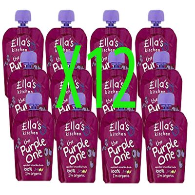 Ellas Kitchen - The Purple One Fruit Smoothie - 90g x 12