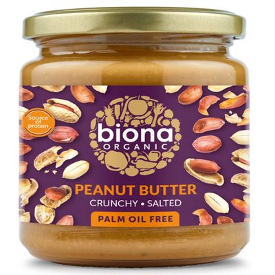 Biona - Peanut Butter - Crunchy Salted - 250g
