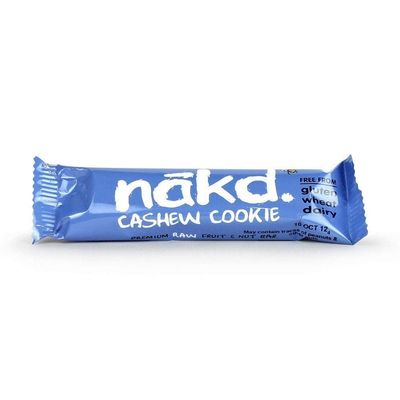 Nakd - Cashew Cookie Fruit & Nut Bar - Gluten Free - 35g x 18