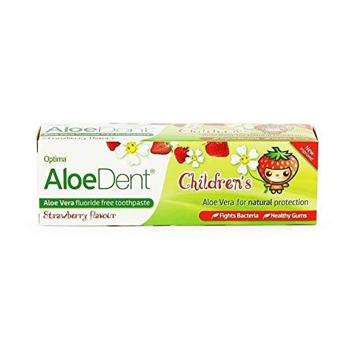 Aloe Dent - Aloe Vera Childrens Toothpaste - Fluoride Free - 50ml