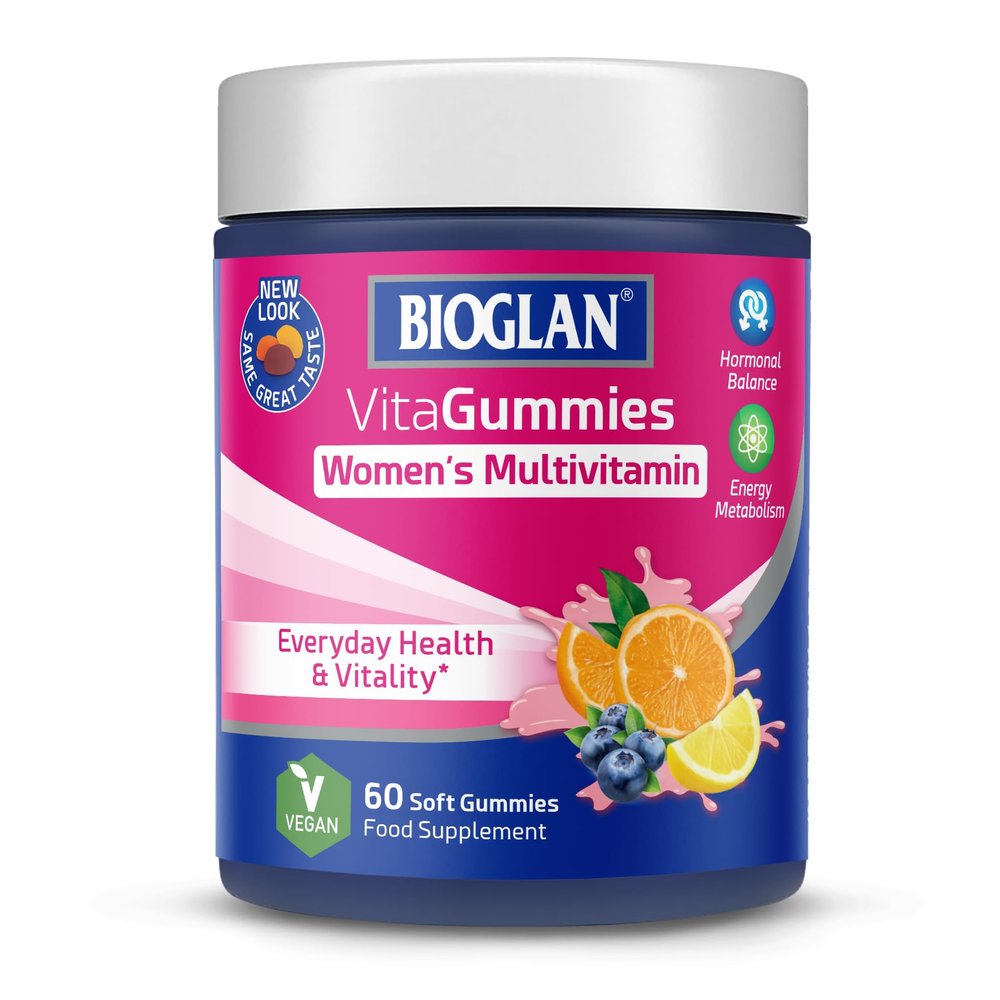 Bioglan Vitagummies Womens | Vitamin C | Vitamin D | Vitamin E | Niacin | Folic Acid | Zinc | 60 Gummies