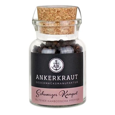 Ankerkraut Black Kampot 80g Cork Jar
