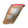 Qualicare 10 X 10CM x 8CM PREMIUM STERILE FIRST AID ADHESIVE WOUND CUT FABRIC LARGE PLASTER DRESSINGS view 2