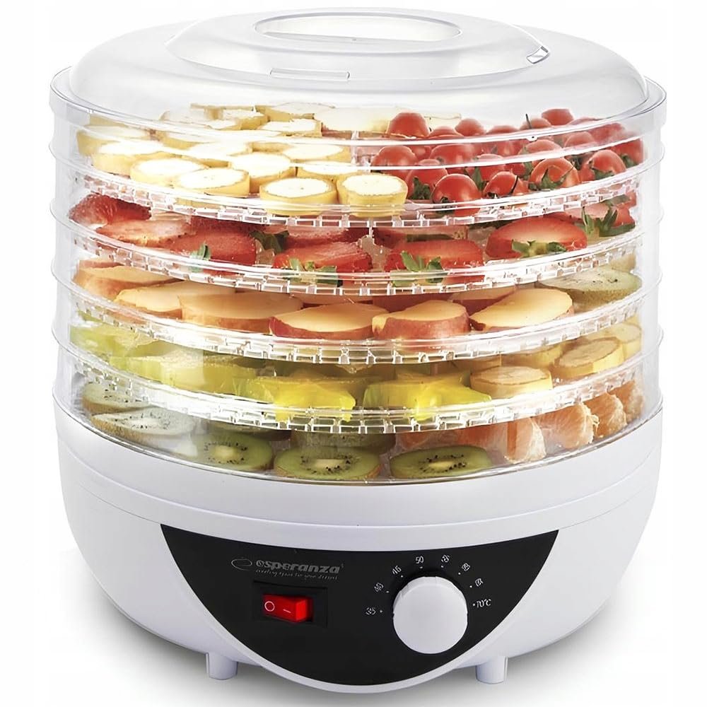 Esperanza Hope - ekd002 Dryers Mushrooms/Vegetables/Fruits - Chanterelles,White,25 x 25 x 22