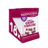 Kiddylicious Raspberry Crispy Tiddlers - Delicious Real Fruit Treat for Kids - Suitable for 12+ Months - 18 Packs view 1