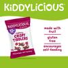 Kiddylicious Raspberry Crispy Tiddlers - Delicious Real Fruit Treat for Kids - Suitable for 12+ Months - 18 Packs view 3