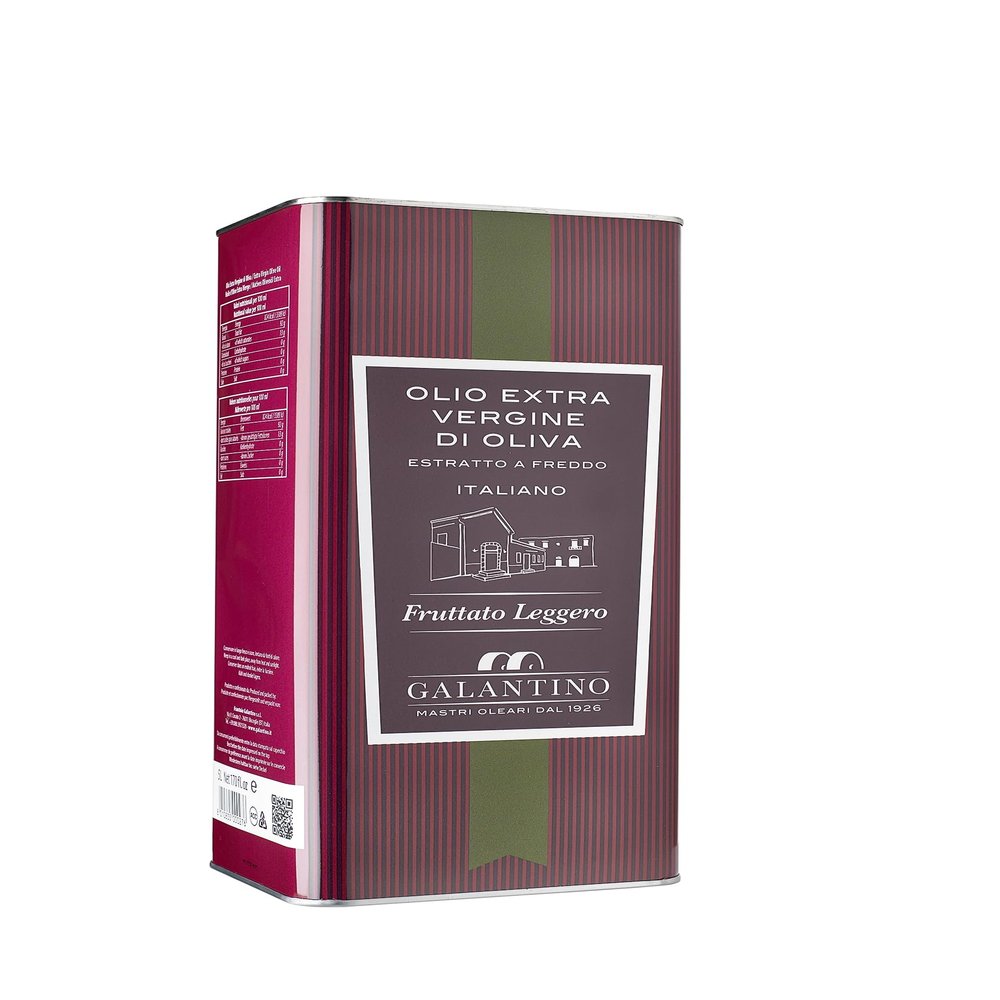Galantino - Extra Virgin Olive Oil Cold Extraction - Light Fruity - Large Tin - 5L