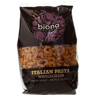 Biona Org Wholewheat Macaroni 500g X 7 (Pack of 7)