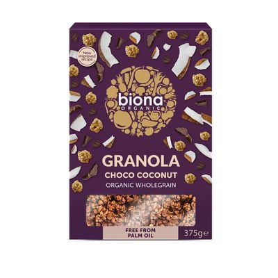 Biona Org Choco-Coco Granola 375g X 3 (Pack of 3)