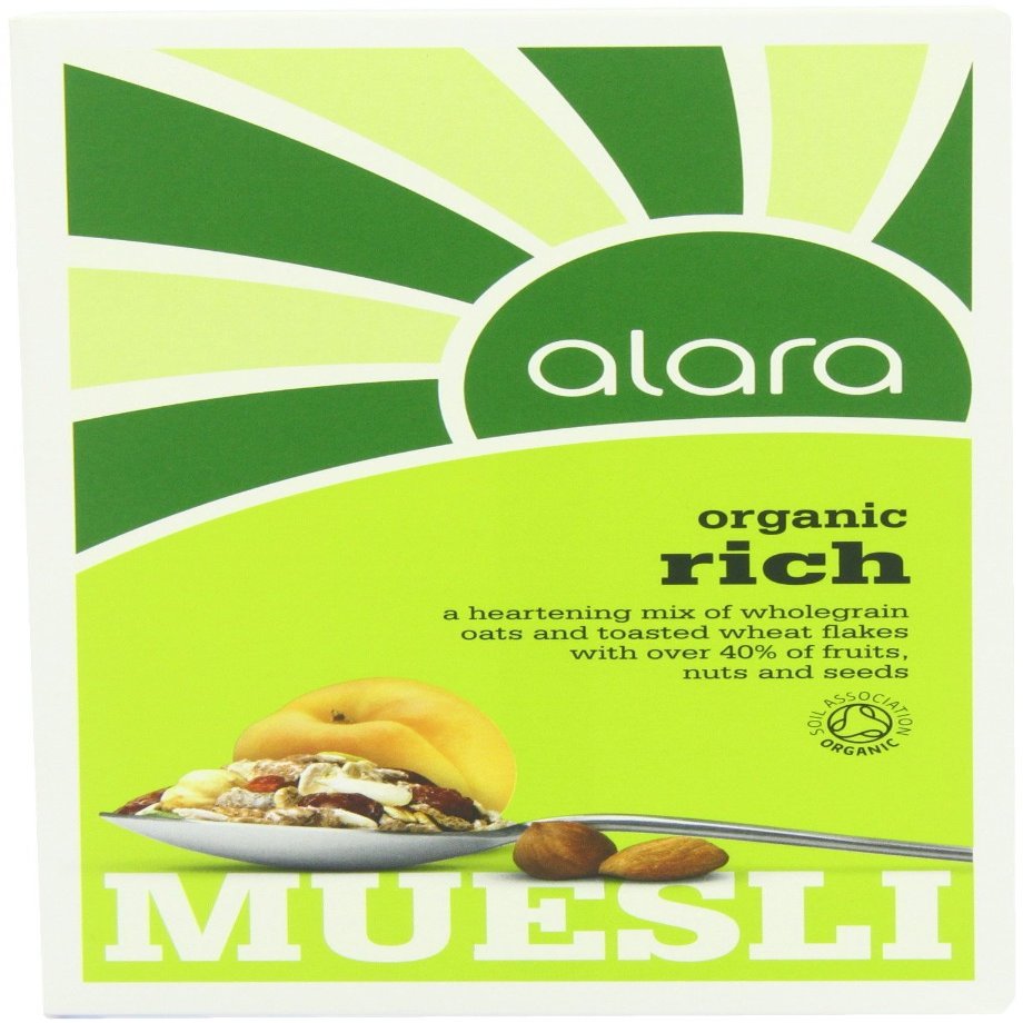 Alara Org Everyday Rich Muesli 500g X 4 (Pack of 4)