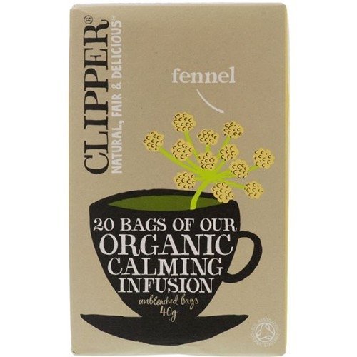 Clipper Organic Fennel 20bag X 8 (Pack of 8)