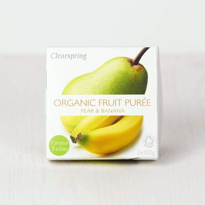 Clearspring Fruit Puree Pear/Banana 2 X 100g X 9 (Pack of 9)