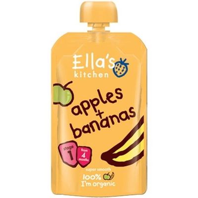 Ellas Kitchen S1 Apples & Bananas 120g X 9 (Pack of 9)