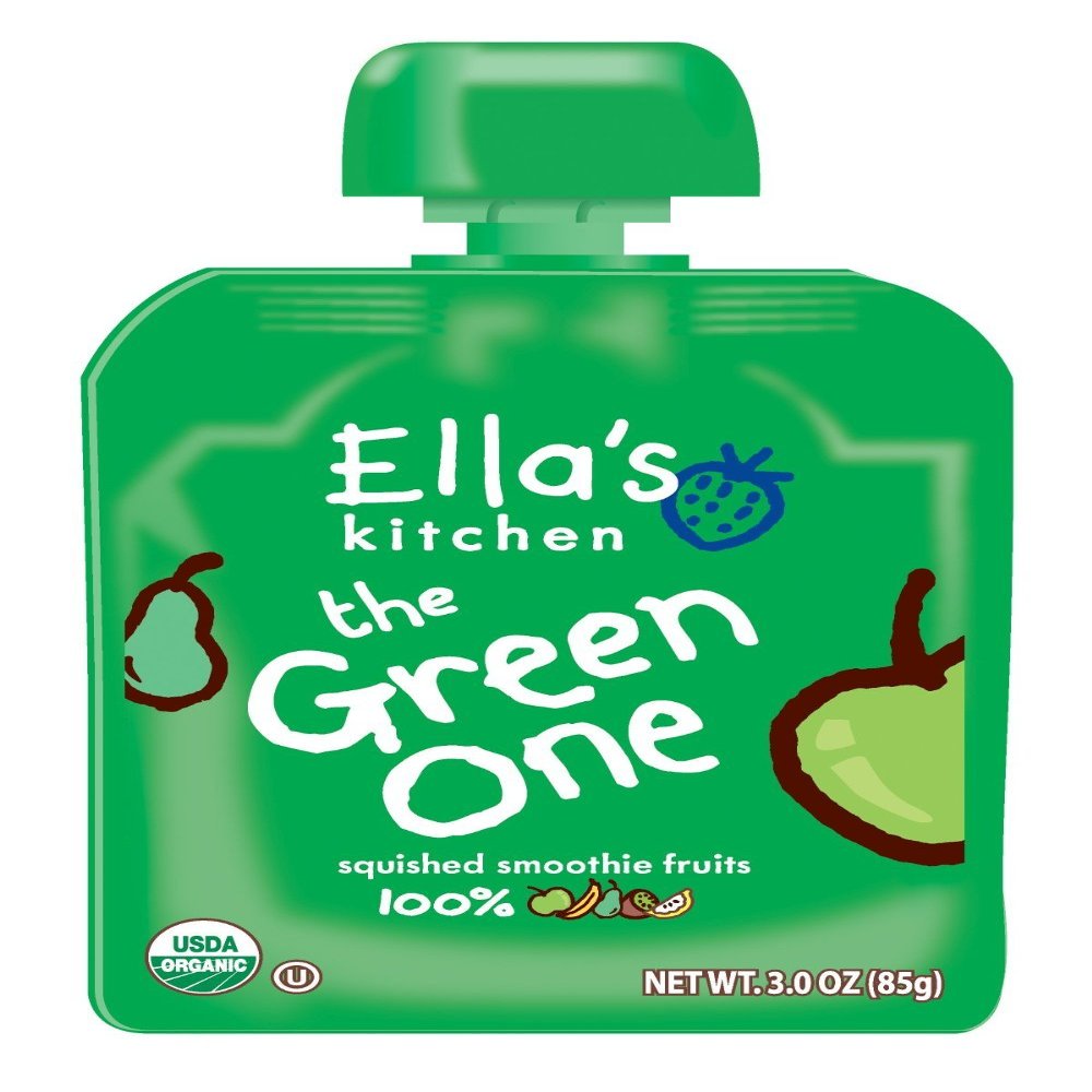 Ellas Kitchen Smoothie Fruits - Green One 90g X 10 (Pack of 10)
