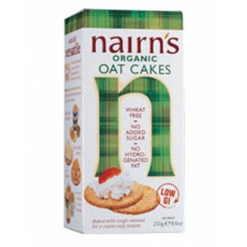 Nairns Organic Oat Cakes 250g X 8 (Pack of 8)