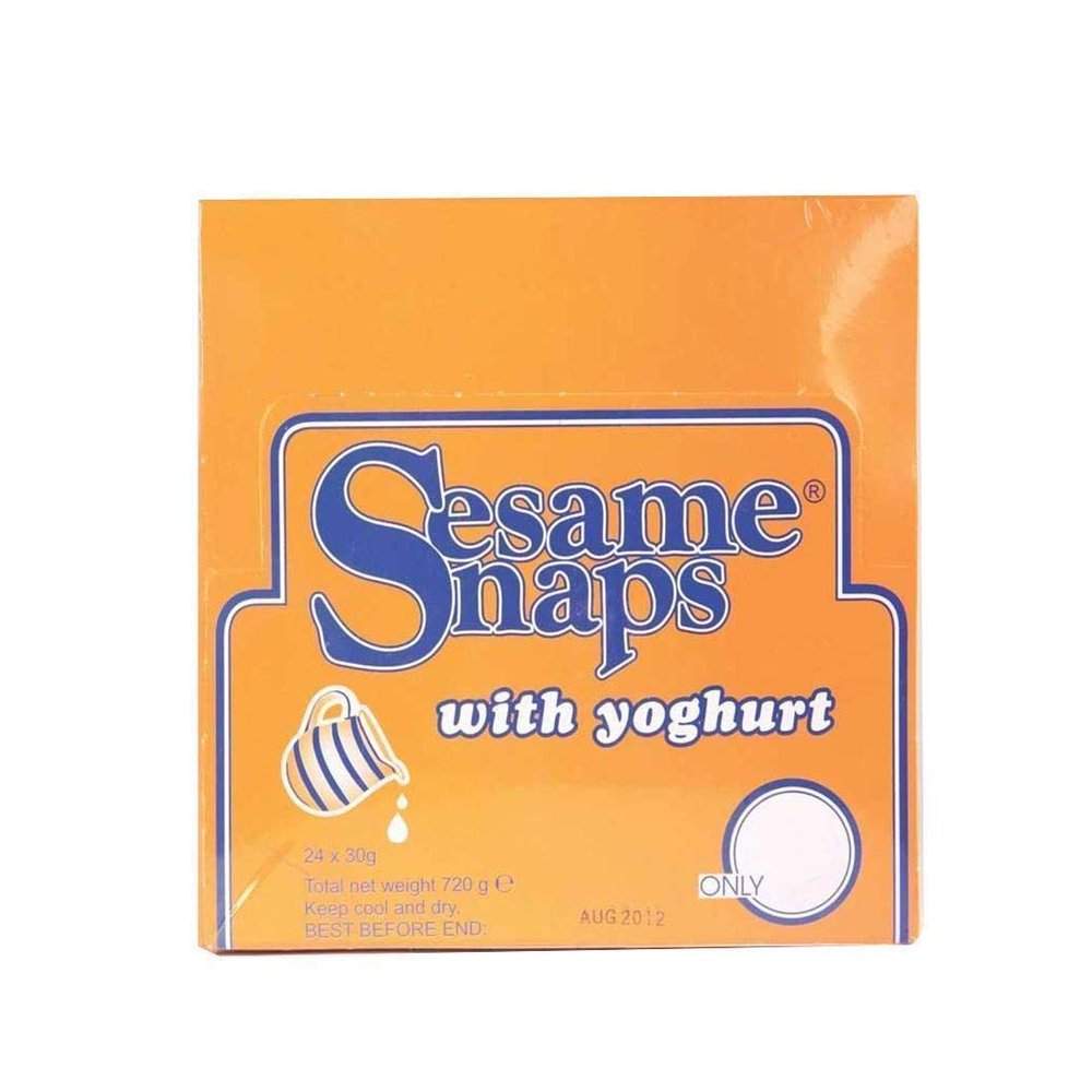 Sesame Snaps Yoghurt 30g X 48 (Pack of 48)