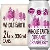 WHOLE EARTH Organic Mountain Cranberry Drink - Can 330ml (PACK OF 24) view 1