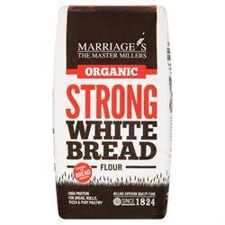 W H Marriage Organic Strong White Flour 1000g X 7 (Pack of 7)