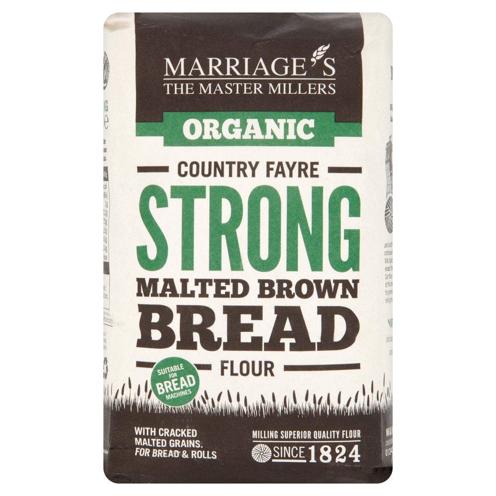 W H Marriage Org Country Fayre Malted Brown 1000g X 7 (Pack of 7)