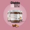 Diablo No Added Sugar Hazelnut Chocolate Spread  Sweetened with Maltitol  Low Sugar Belgian Chocolate Spread for Toast, Waffles, Breakfast, Baking, Healthy Snacking - 350g 4 Pack view 2