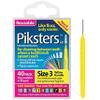 Piksters Interdental Brush Size 3 (40 Pack) - Yellow - Adult - Manual - TOOTHBRUSH view 1