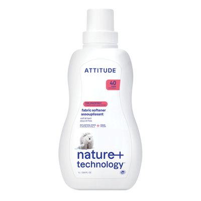 Attitude Fabric Softener 40 Loads, Pink Grapefruit, 33.8 Fluid Ounce
