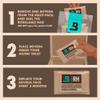 Boveda 75% Two-Way Humidity Control Packs Fix Major Moisture Loss in Non-Plastic Humidifier Boxes  Size 60  4 Pack  Moisture Absorbers  Humidifier Packs  Hydration Packets in Resealable Bag view 3