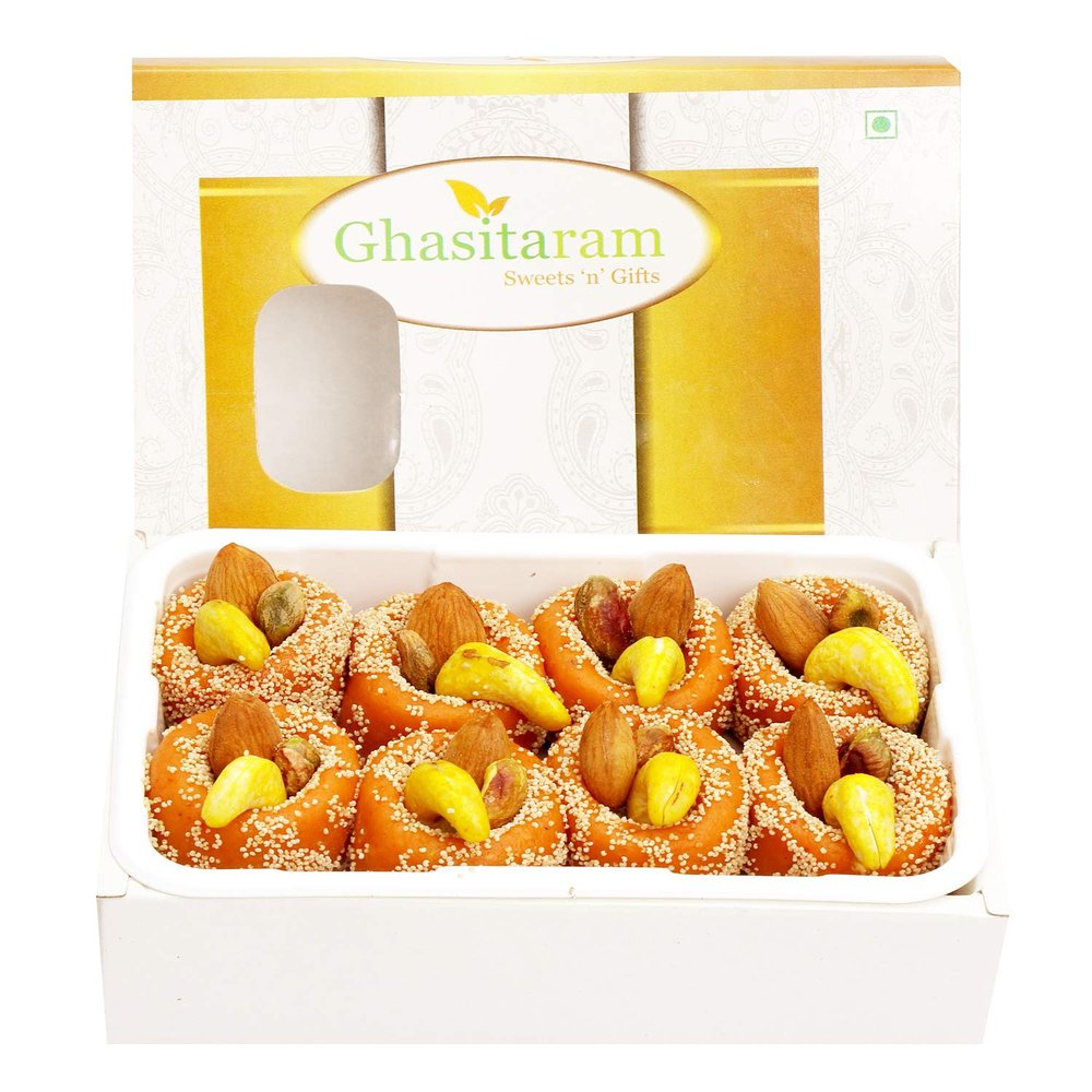 Ghasitaram Gifts Sugar Free Sweets - Dryfruit Tokri 200 GMS