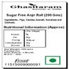Ghasitaram Gifts Indian Sweets - Sugar Free Anjir Roll (200 GMS) view 2