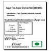 Ghasitaram Gifts Indian Sweets - Sugar Free Anjeer Dryfruit Roll (200 GMS) view 2