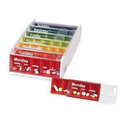 Anabox Weekly Pill Box - Rainbow