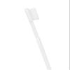 CALIQUO Organic Plastic Toothbrush with Refillable Head, Environmentally Friendly Than a Bamboo Toothbrush, Made from Castor Oil, White, Soft Version view 1