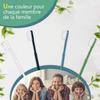 CALIQUO Organic Plastic Toothbrush with Refillable Head, Environmentally Friendly Than a Bamboo Toothbrush, Made from Castor Oil, White, Soft Version view 3
