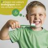 CALIQUO Organic Plastic Toothbrush with Refillable Head, Environmentally Friendly Than a Bamboo Toothbrush, Made from Castor Oil, White, Soft Version view 4