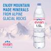 Evian Still Natural Mineral Water, 6 x 1.5L view 2