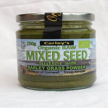 (Pack Of 2 - Premium Organic Mixed Seed Butter with Barley Grass Powder | CARLEY'S