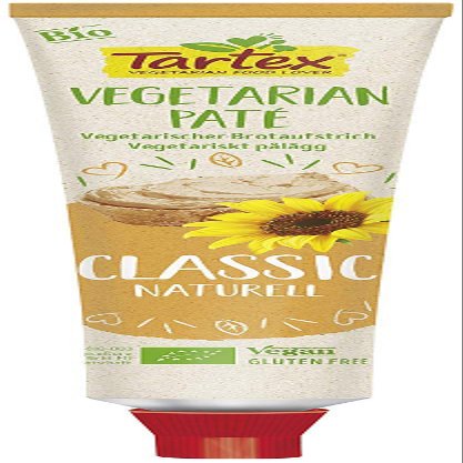 (Pack Of 6) - Organic Classic Pate Tubes | TARTEX VEGETABLE PATE