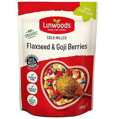 (Pack Of 10) - Sun Dried Goji Organic Milled Flaxseed | LINWOODS