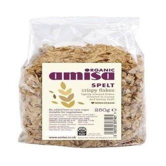 (Pack of 2) - Organic Spelt Crispy Spelt Flakes | AMISA/HILDEGARD
