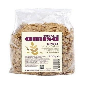 (Pack of 2) - Organic Spelt Crispy Spelt Flakes | AMISA/HILDEGARD