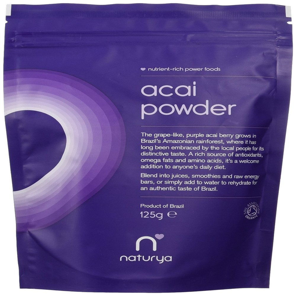 (3 PACK) - Naturya - Org Acai Powder | 125g | 3 PACK BUNDLE by NATURYA