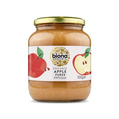 Biona Organic No Added Sugar Apple Puree 700g (Pack of 3)