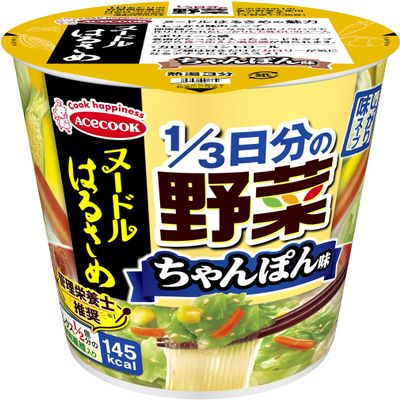 Acecook noodle vermicelli 1/3 days worth of vegetables Chanpon taste 43gX6 pieces