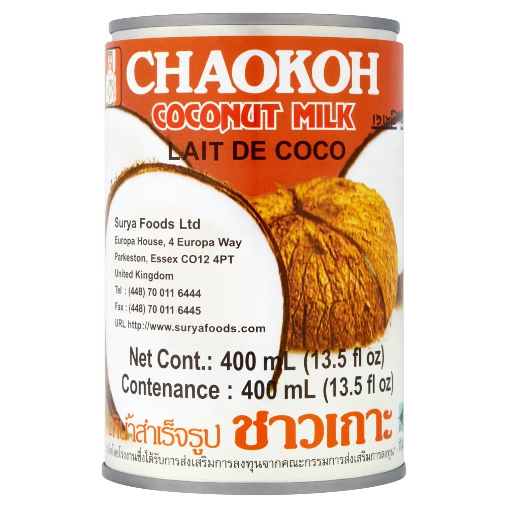 Chaokoh Coconut Milk 400 ml (Pack of 6)